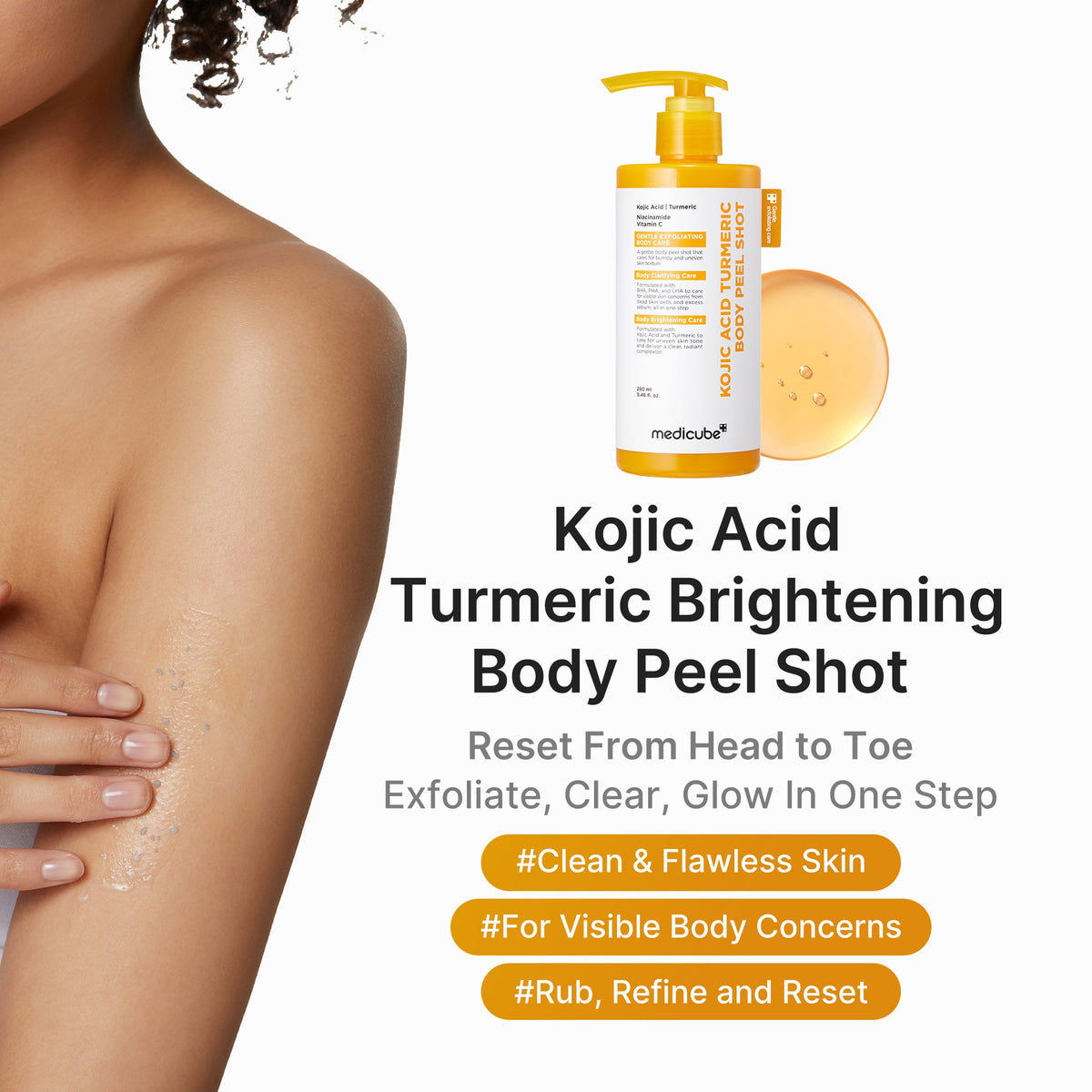 Kojic Acid Turmeric Body Peel Shot Z8