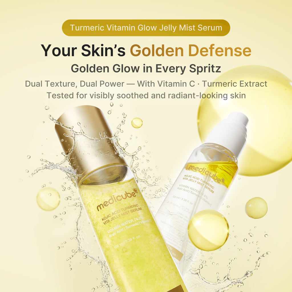 Kojic Acid Turmeric Vitamin Gold Jelly Mist Serum H7