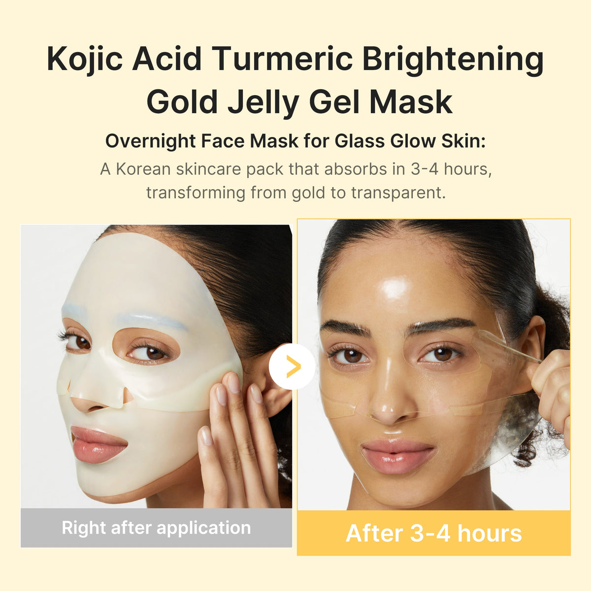 Kojic Acid Turmeric Gold Jelly Gel Mask W4