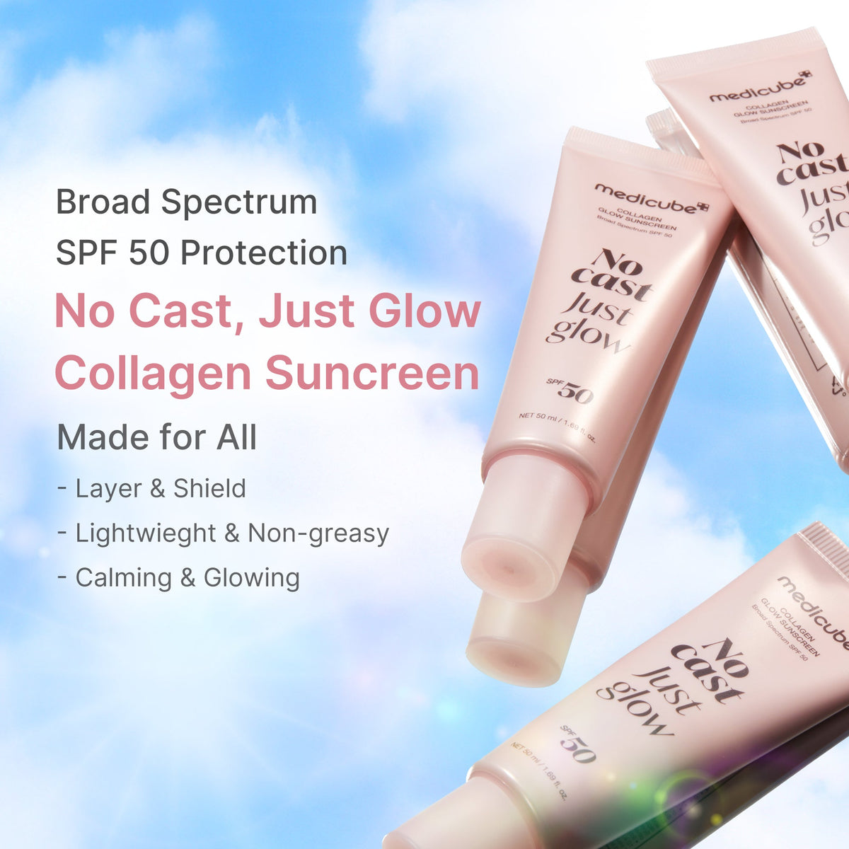 No Cast Just Glow Collagen Sunscreen X0