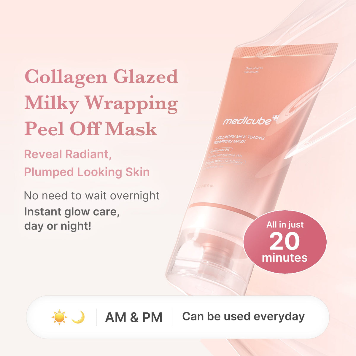 Collagen Milky Glow Daytime Wrapping Mask T6