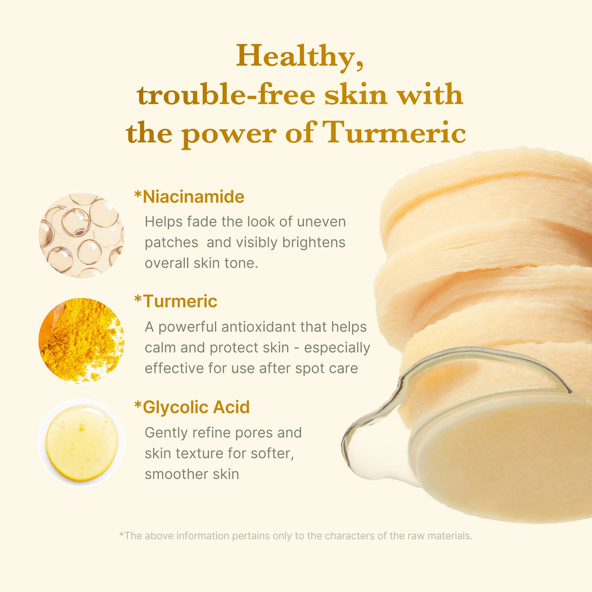 Kojic Acid Tumeric Toner Pad O0