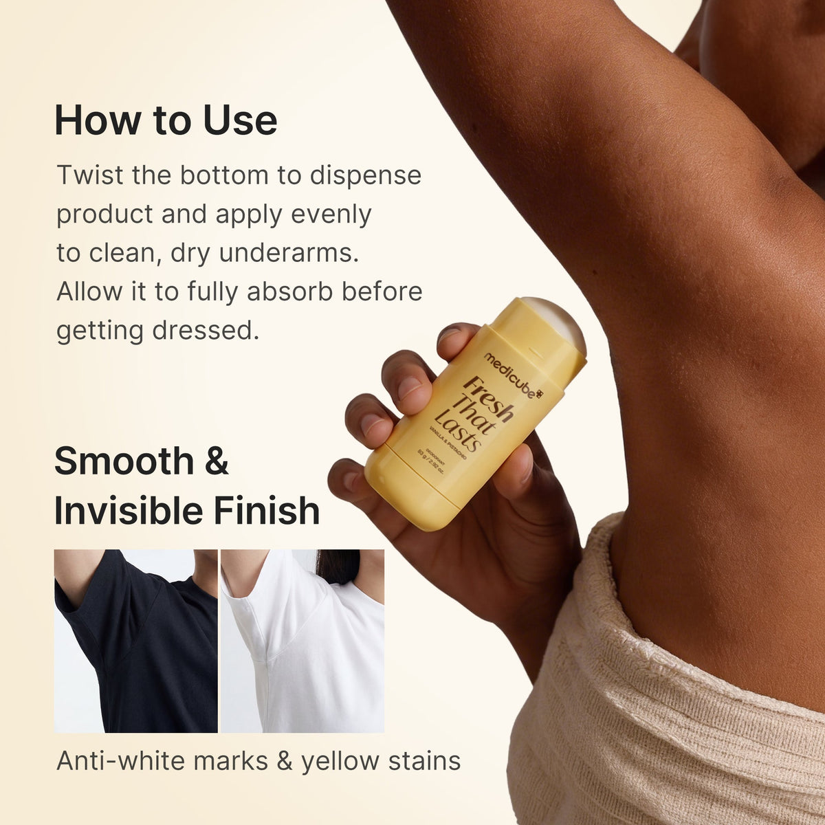 Kojic Acid Brightening Deodorant (Vanilla & Pistachio) D2