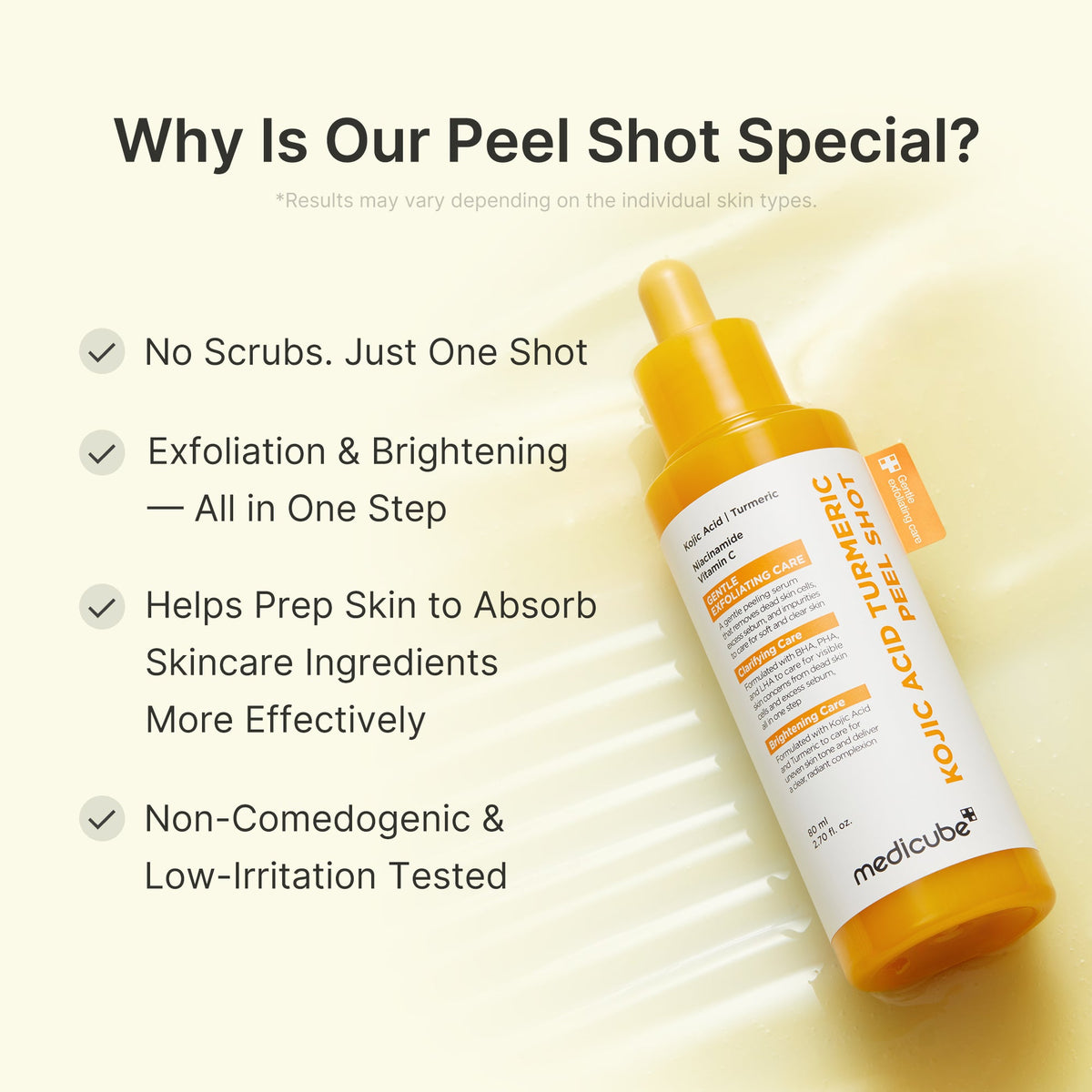 Kojic Acid Turmeric Peel Shot V7