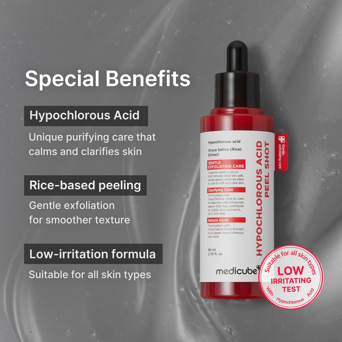 Hypochlorous Acid Rice Peel Shot O7