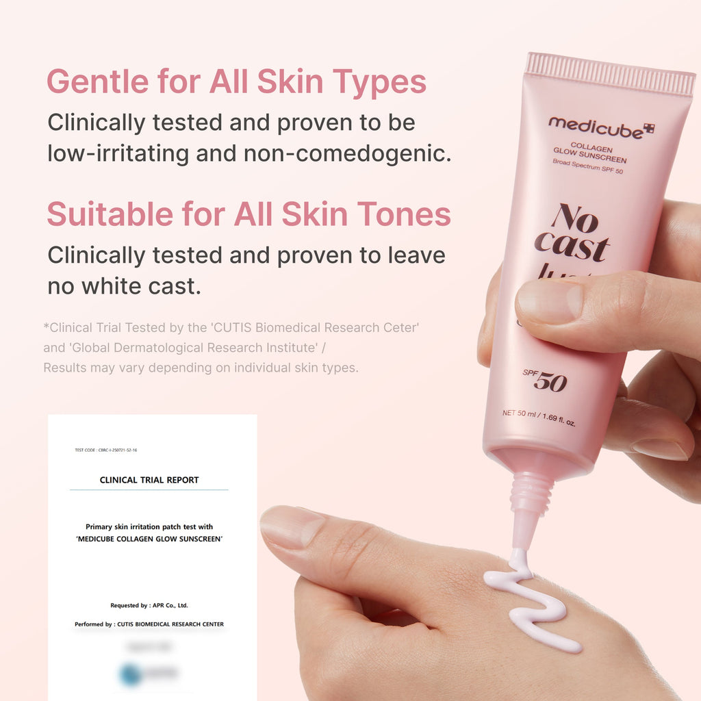 No Cast Just Glow Collagen Sunscreen X1