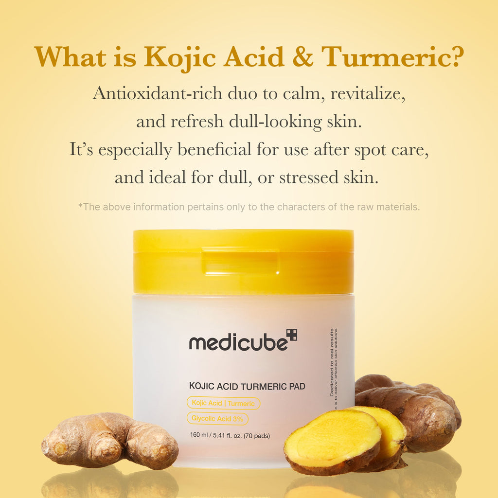 Kojic Acid Tumeric Toner Pad O0