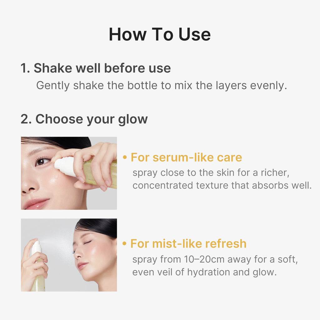 Kojic Acid Turmeric Vitamin Gold Jelly Mist Serum H7
