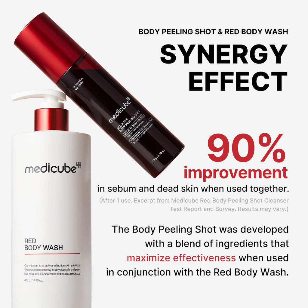 Red Body Peeling Shot Cleanser Y6