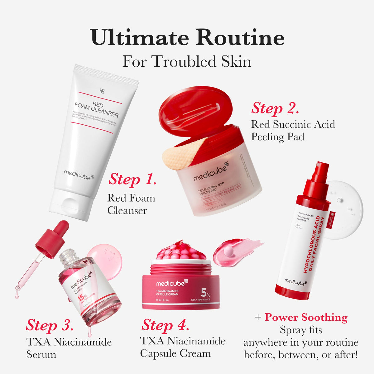 Red Foam Cleanser X2
