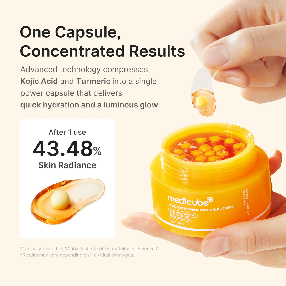 Kojic Acid Turmeric Vita Capsule Cream N7
