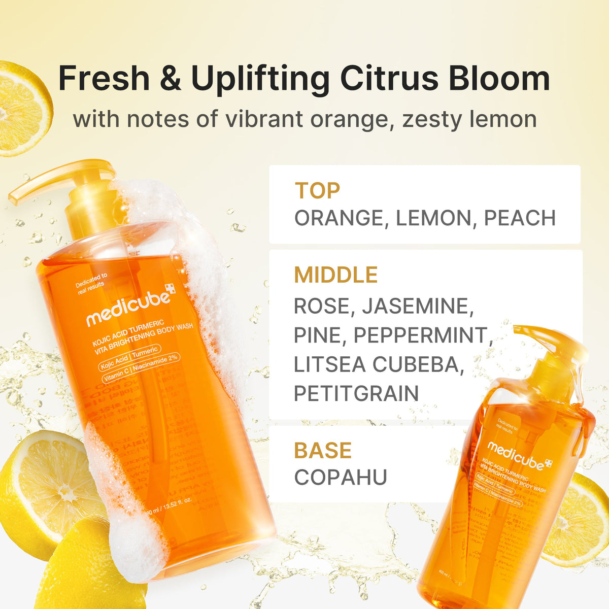Kojic Acid Turmeric Brightening Body Wash F7
