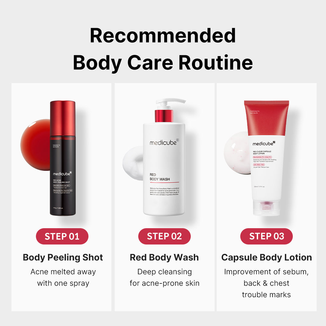 Red Body Peeling Shot Cleanser Y6