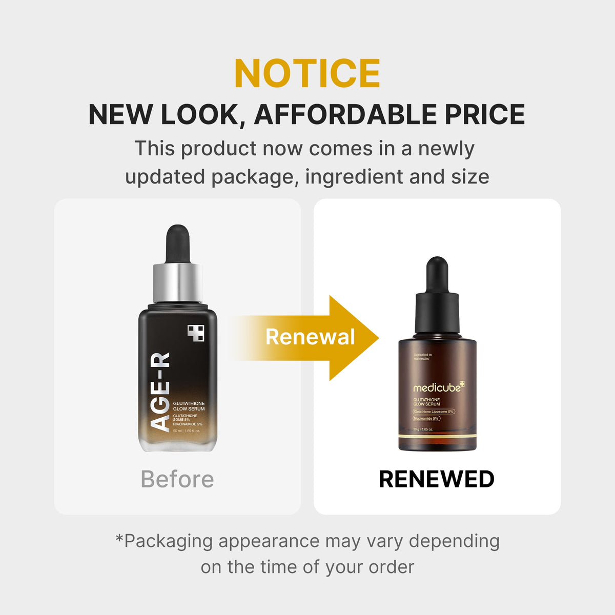 AGE-R Glutathione Glow Serum Y1
