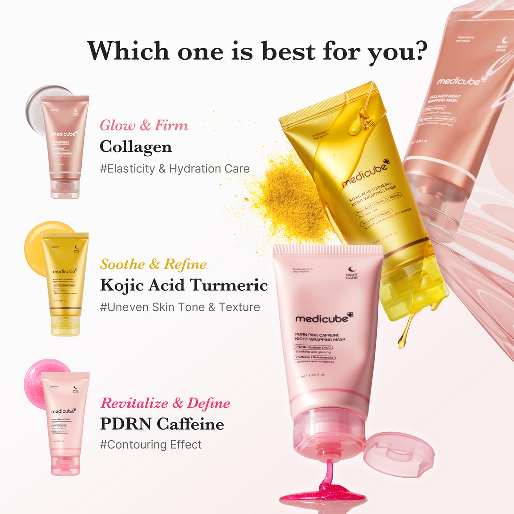 Kojic Acid Turmeric Overnight Wrapping Mask X2