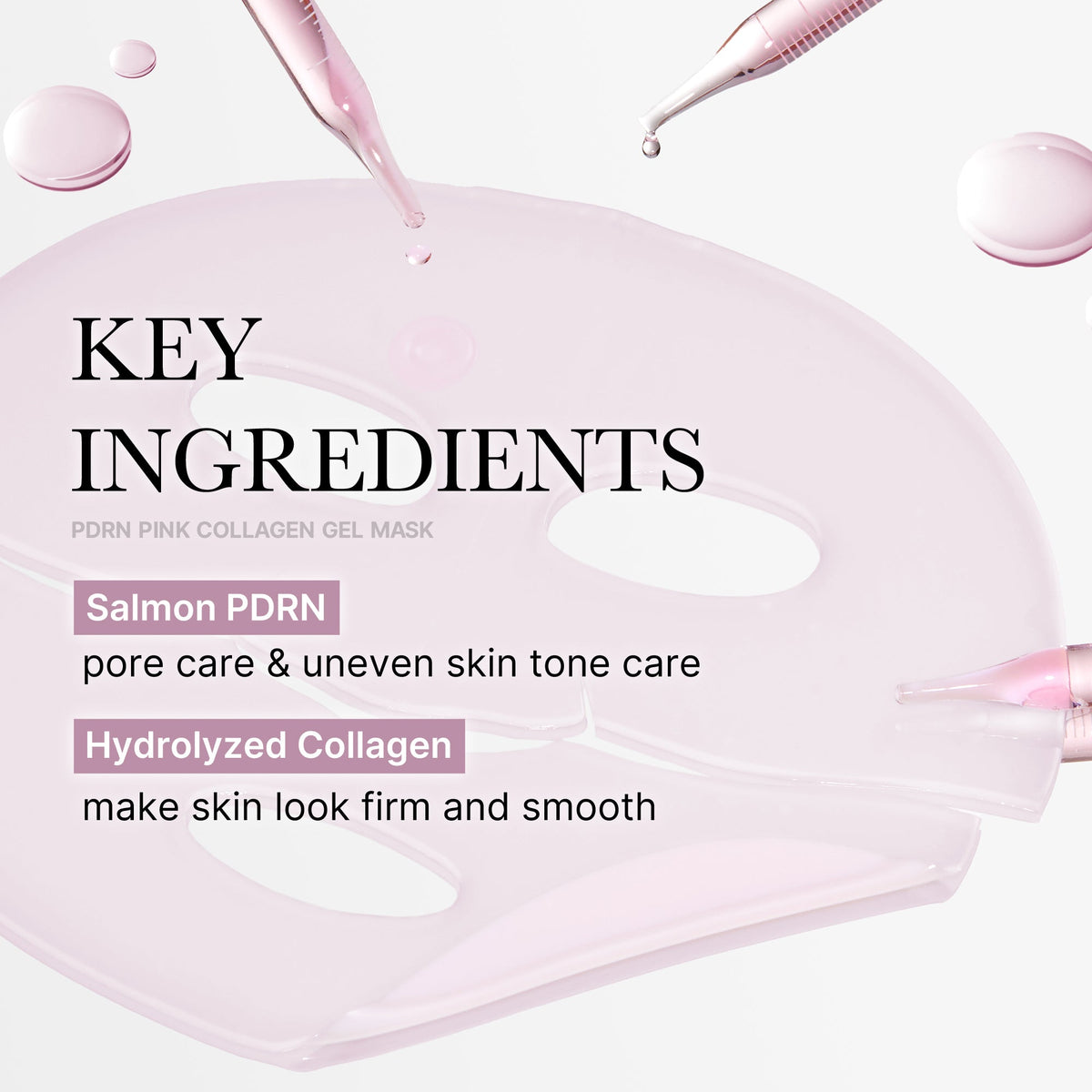 Salmon PDRN Pink Collagen Jelly Gel Mask F4