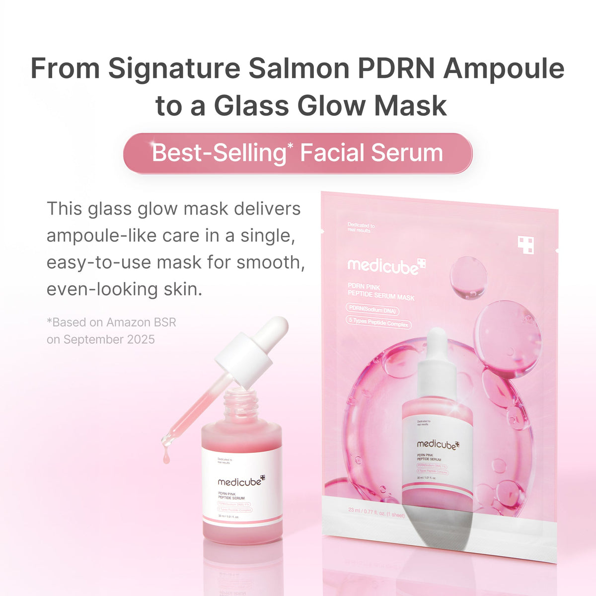 PDRN Pink Peptide Ampoule Mask A8