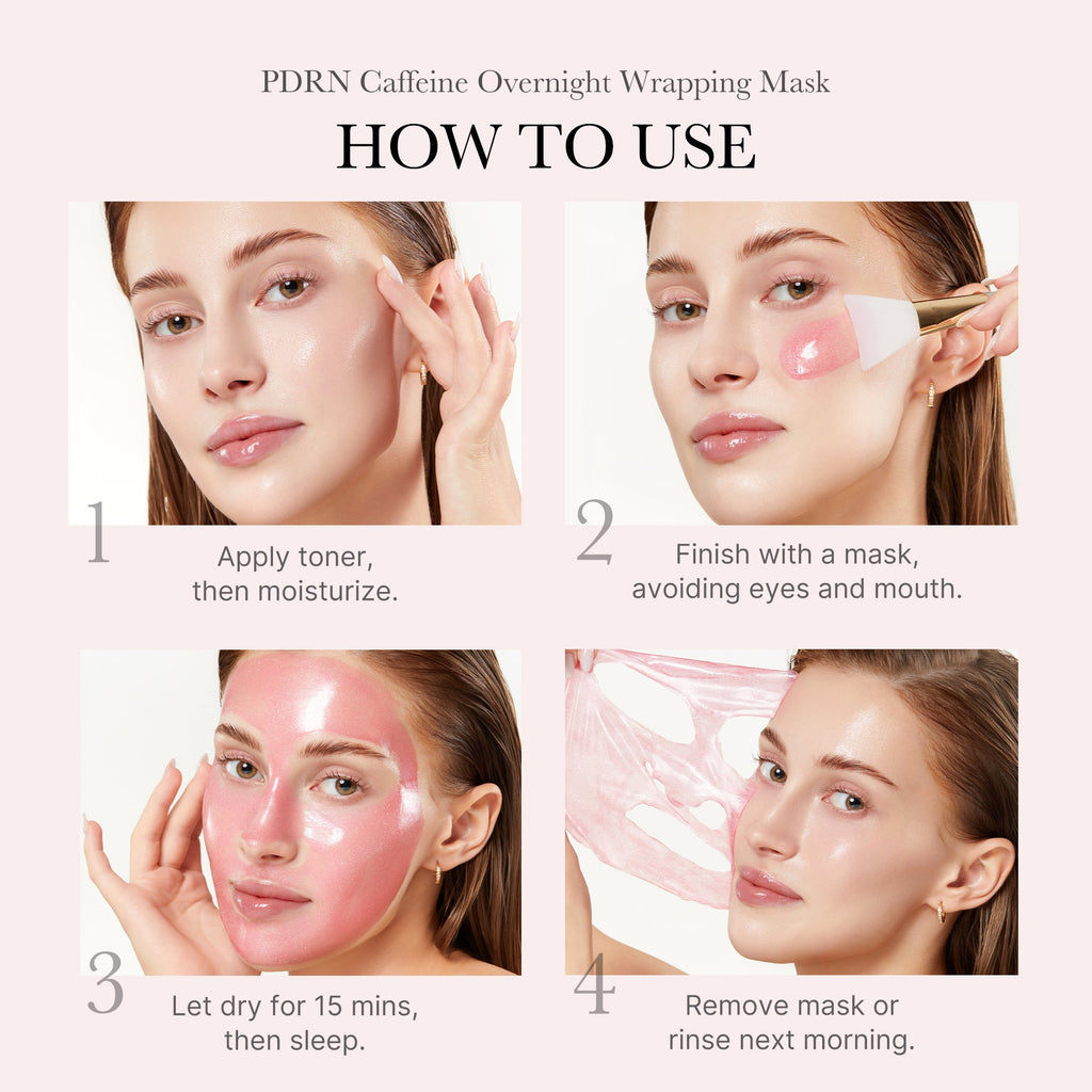 PDRN Pink Caffeine Overnight Wrapping Mask D9