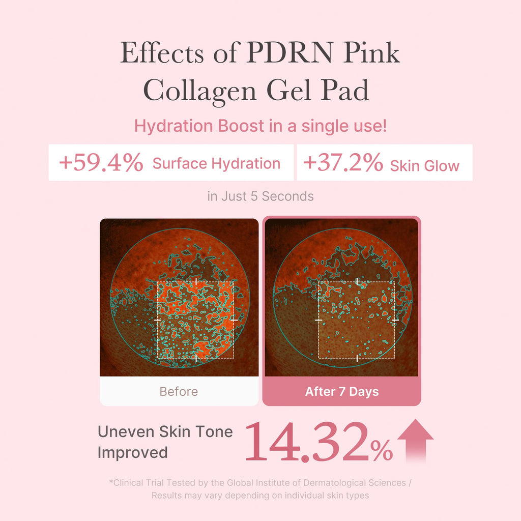 PDRN Pink Collagen Gel Toner Pad E4