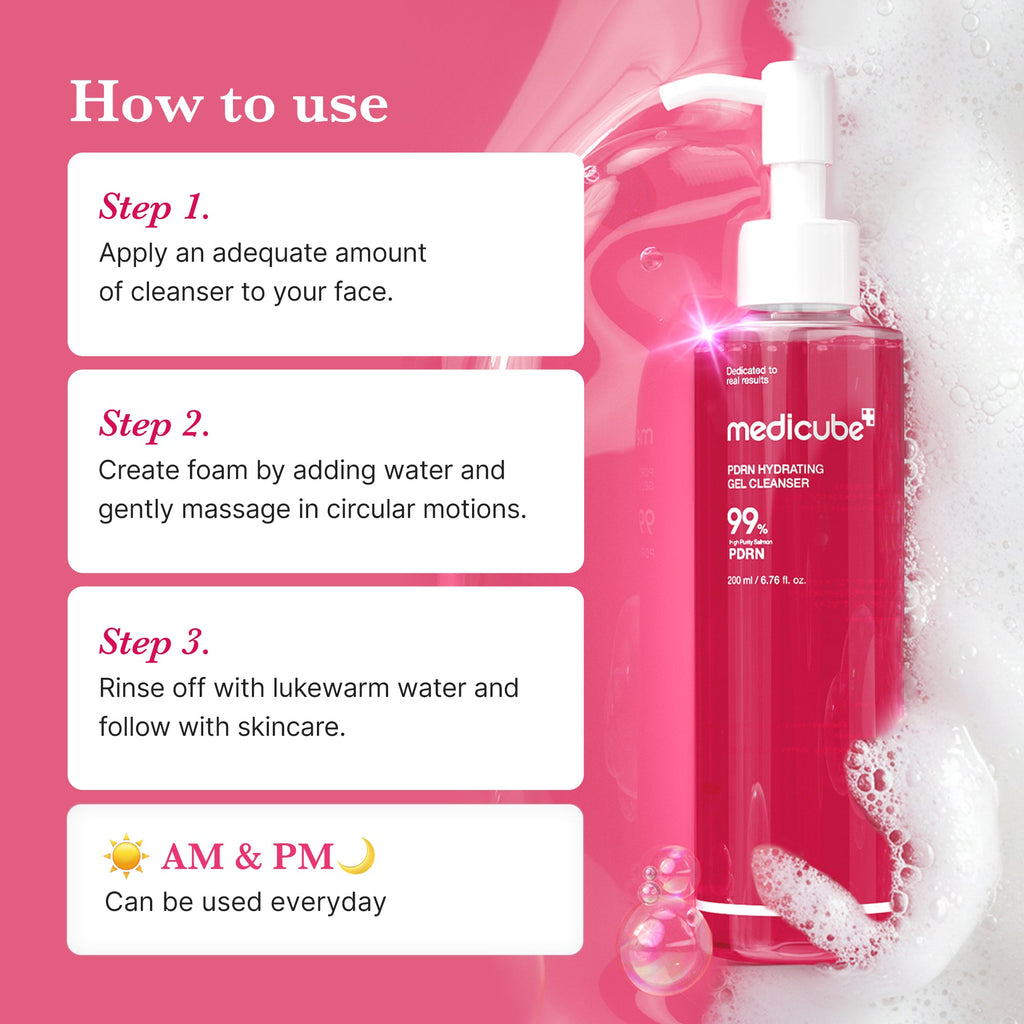 PDRN Pink Gel Cleanser B3