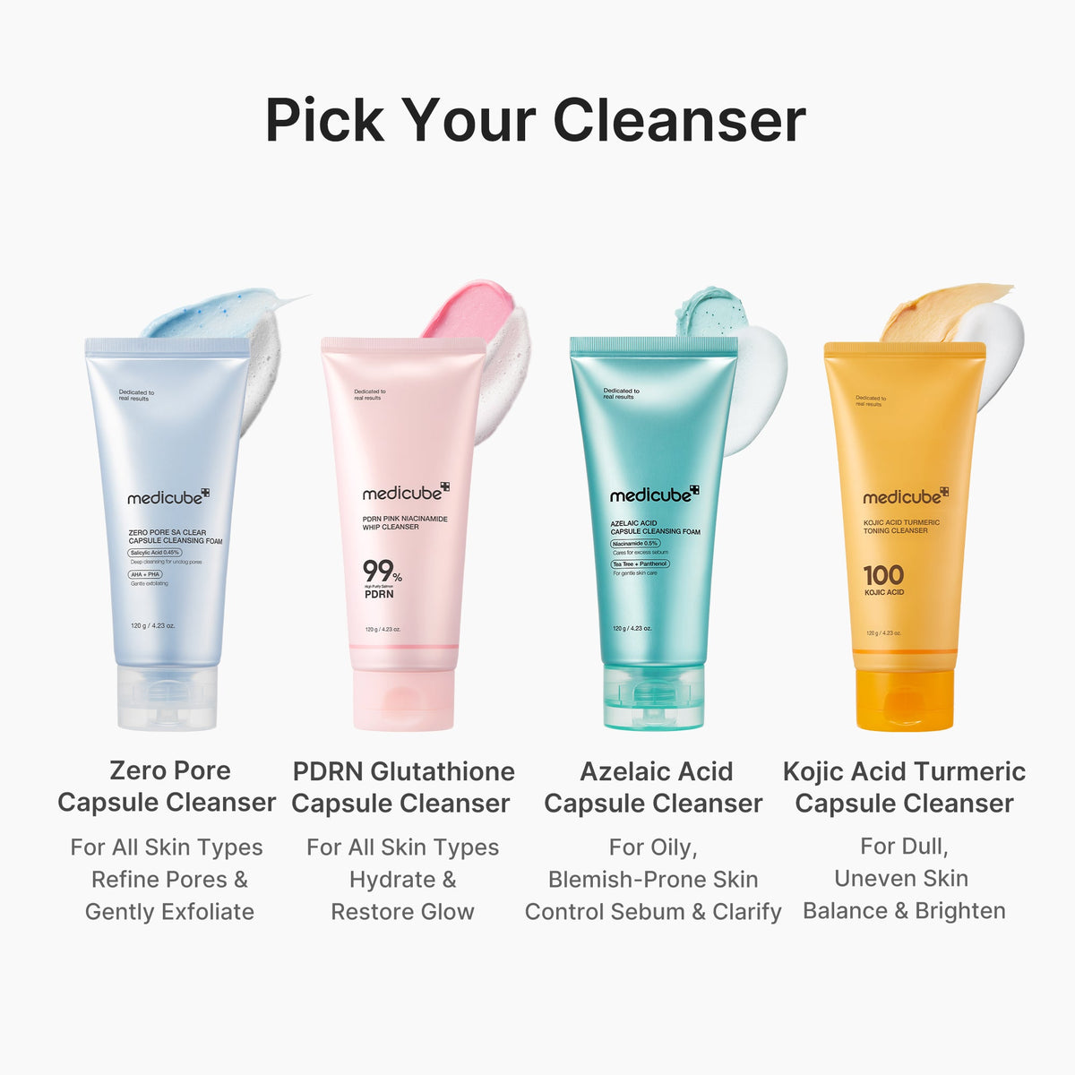 PDRN Pink Glutathione Capsule Foam Cleanser Q1