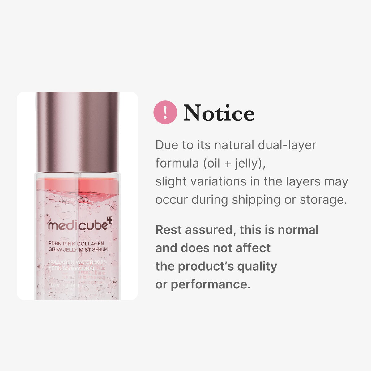 PDRN Pink Collagen Glow Jelly Mist Serum A1