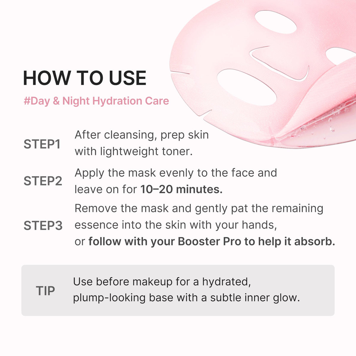 PDRN Pink Peptide Ampoule Mask A8