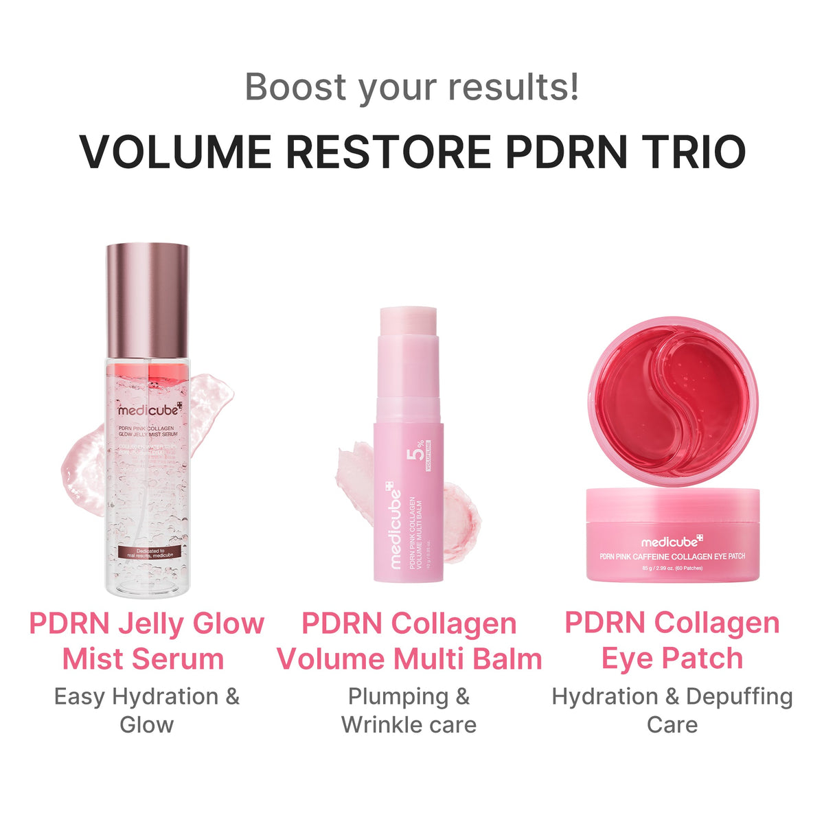 PDRN Pink Collagen Volume Multi Balm X4